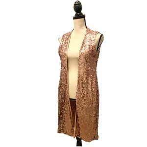Copper Sequin Gown